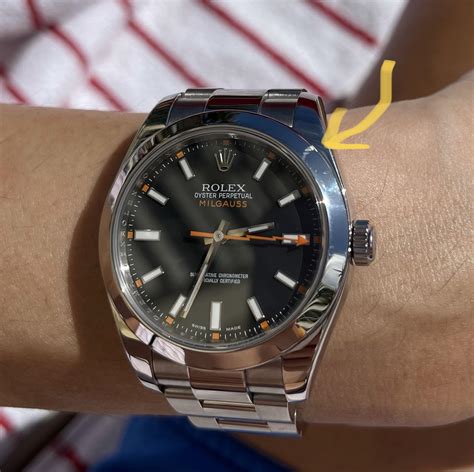 rolex bezel scratch